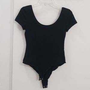 Plain Black Bodysuit